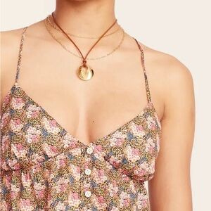Brand new JCrew Floral Spaghetti Strap dress size L.